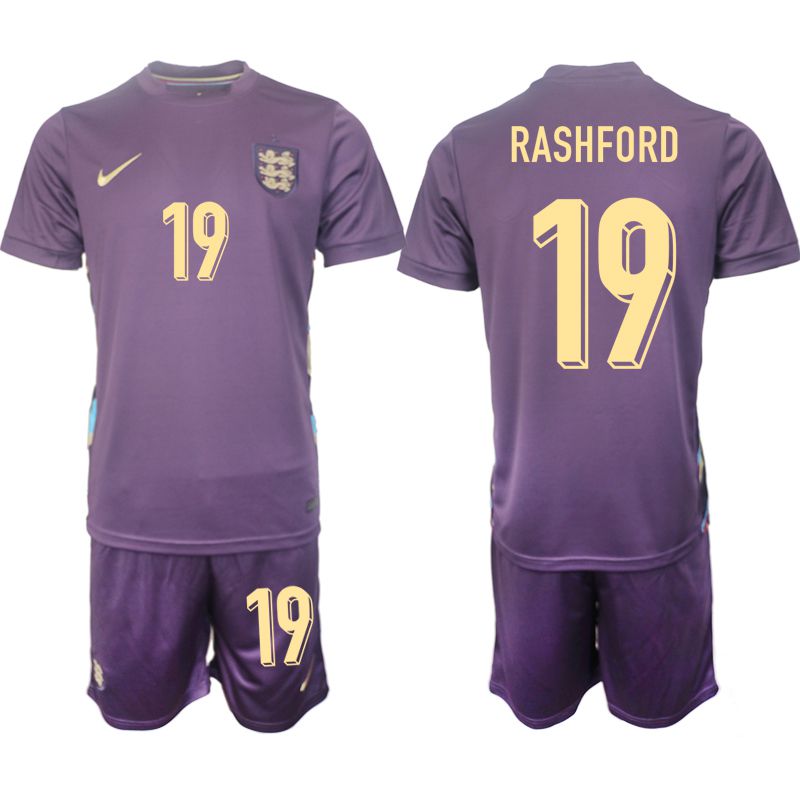 Men 2024-2025 Season England away purple #19 Soccer Jersey->->Soccer Country Jersey